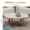 Sau sự kết hợp tối giản bằng đá cẩm thạch ánh sáng sang trọng bàn cà phê hiện đại Scandinavian thép không gỉ tròn góc một vài căn hộ nhỏ đồ nội thất phòng khách - Bàn trà