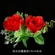 Магнитная красная золотая роза (10)