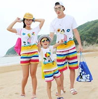 Quần đi biển đi biển, quần áo nam khô nhanh nam Hải Nam Thái Lan quần áo du lịch Thái Lan quần short nữ 	quần đi biển tre em	