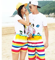 Thái Lan Sanya du lịch quần bãi biển nhanh khô cặp vợ chồng mô hình kỳ nghỉ tuần trăng mật phù hợp với nam giới và phụ nữ quần áo bãi biển kích thước lớn - Quần bãi biển 	quần dài đi biển nữ	