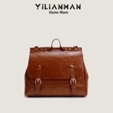 伊莲曼 Оригинальная ретро сумка через плечо на ремне, рюкзак, надевается на плечо