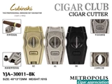 Robinski Lubinski Цинк -сплав ретро много -функция V -типа полуавтоматическая резка сигар + табачная сигара бриллиант