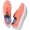 Trang web chính thức của Kệt mới chính hãng của Mỹ lưới nhỏ rỗng giày trắng nhỏ để giúp giày nữ Trịnh Xiujing giày vải thông thường - Giày cắt thấp