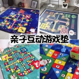 Зимняя игра Самолетные шахматы, большой ковер для гостиной, детский игровой коврик для ползания, увеличенная толщина, семейный стиль
