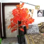 Cây mô phỏng Cây giả đỏ Cây phong trong phòng khách Sàn nhà lớn Cây nhựa trang trí Hoa giả Mô phỏng Cây xanh - Hoa nhân tạo / Cây / Trái cây hoa giả để bàn