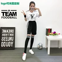 Đồng phục bóng đá nữ thể thao và giải trí phù hợp với lỏng lẻo kích thước lớn nam và nữ phục vụ lớp phù hợp với in ấn Hàn Quốc - Bóng đá 	găng tay thủ môn có xương adidas	