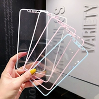 Apple x/xs закаленная пленка iphone xr пленка полная экрана мягкий край xs max anti -fall cartoon color film милый