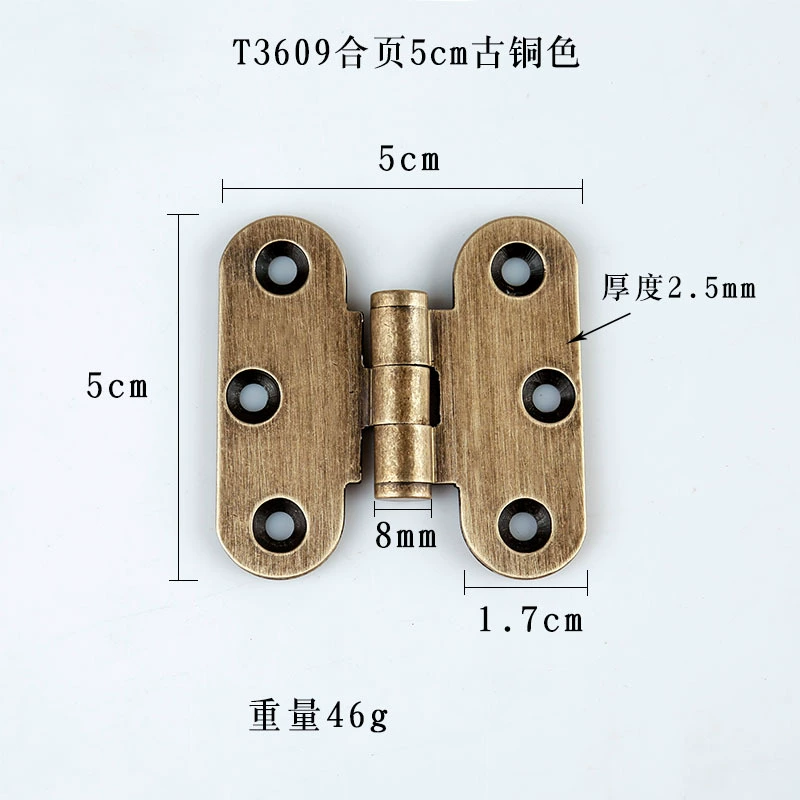 Cửa gỗ chắc chắn bản lề phẳng Cửa tủ phong cách Trung Hoa bằng đồng nguyên chất giấu bản lề hộp gỗ hộp bản lề tủ mẹ bản lề bản lề cửa gỗ công nghiệp Bản lề cửa gỗ