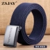 Chiến thuật Bird Narrow Belt Người đàn ông Canvas nhỏ Vành đai nhỏ Sinh viên Thể thao ngoài trời Smooth Buckle Belt K8 dây lưng da Thắt lưng