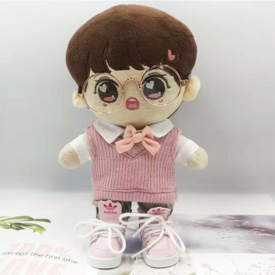 taobao agent Waifu 20cm spot 20 cm Doll clothing sweater set Cai Xukun Wang Yuan BTSEXO Bian Boxian shirt