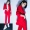 Red CV chuyên nghiệp phù hợp với nữ Hàn Quốc phiên bản là mỏng thời trang đẹp trai phù hợp với chiếc áo khoác nhỏ phù hợp với quần hai bộ làn sóng mới