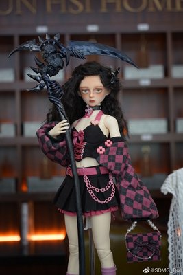 taobao agent Kaka Planet X, SDMG DOLL BJD OB Bone Crow Sickle Wax uses photography props to shoot Halloween