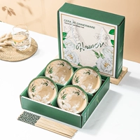 Camellia 4 миски и 4 палочки для еды