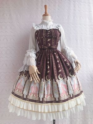 taobao agent Autumn genuine shiffon dress, Lolita style, Lolita Jsk