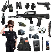 Bộ đồ chơi điện cho trẻ em nhỏ đặt cảnh sát đặc biệt đầy đủ bộ cos thiết bị nhỏ