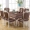 Phong cách châu Âu ăn uống nhà bảng vải trải ghế phù hợp với áo khoác che cao cấp gỗ rắn bàn ăn và ghế vải mảnh phù hợp với miễn phí vận chuyển - Khăn trải bàn