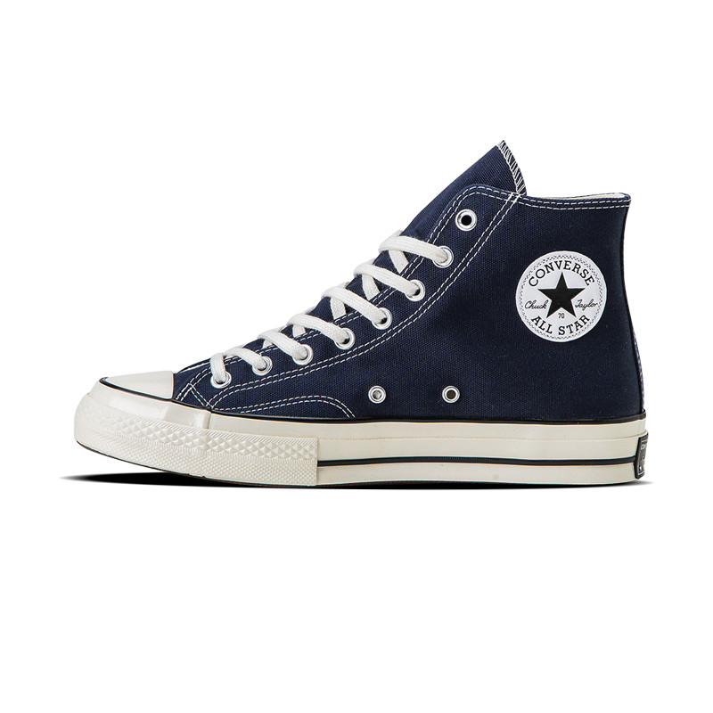 Converse Navy Low on model