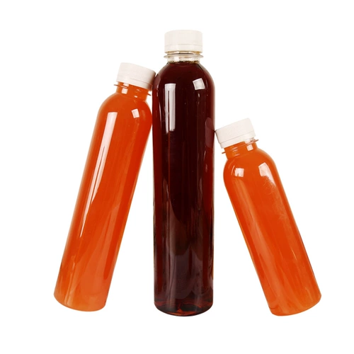 Прозрачная пластиковая бутылка 250 мл 500 мл бутылка для бутылки с молоком для чая бутылка пищевая пищевая пищевая энзим