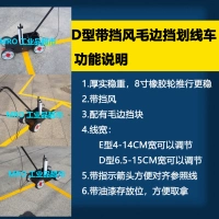 D -полоса ветрового стекла и шерстяного удара