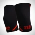 Đen cổ điển Anh SBD nhập khẩu miếng đệm đầu gối chân bảo vệ đầu gối Bảo vệ đầu gối IWFIPF sức mạnh để nâng lực đáng kể - Dụng cụ thể thao băng đầu gối tập gym Dụng cụ thể thao