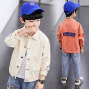 Áo khoác bé trai mới 2019 mùa thu phiên bản Hàn Quốc của xu hướng áo khoác trẻ em trong áo sơ mi trẻ em nước ngoài của trẻ em - Áo khoác