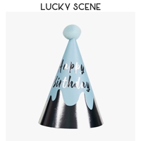 Слепой серебряный пик Blue Ball Hatt
