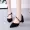 Giày hè nữ 2018 phong cách mới với phiên bản dày của Hàn Quốc với kiểu dáng đơn giản dành cho học sinh hoang dã khóa nhỏ cao gót tươi mát giày sandal nữ đi học