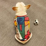 Боевая одежда весна и лето тонкий собачий жилет бульдог пугко Корги одежда