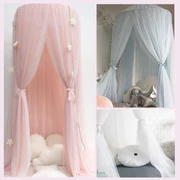 Giường Công chúa trang trí giường đục lỗ kiểu Hàn Quốc Phụ kiện trang trí phòng công chúa cô gái phòng ngủ trong mơ Công chúa gió tài khoản - Bed Skirts & Valances