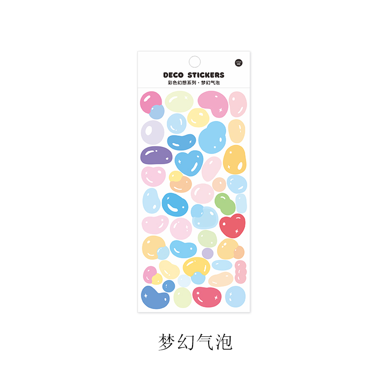 Dream BubblePicking up light silk ribbon coloured ribbon Laser sticker  decorate Salt system originality Simplicity Hand account Basics DIY paste Small card source material