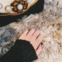 Châu Âu và Hoa Kỳ đơn giản cá tính nhẫn nữ mẫu titan thép mạ vàng hồng không phai ngón trỏ nhẫn nhỏ ngón tay phụ kiện nhẫn đuôi nhẫn đeo ngón trỏ