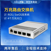 Mikrotik CRS305-1G-4S+в Wanzi Five Smart Smart Network Management Switch Switch Metal Резумный источник питания