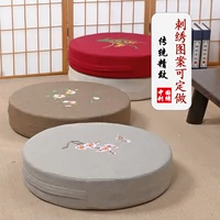 Популярная медитация медитация пол этаж японский стиль татами ткани плавучий окно балконы льняные льняные чайные чайные подушка