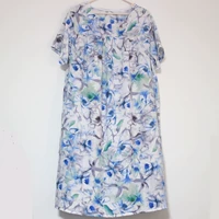 Пижама, летняя юбка для матери, сделано на заказ, большой размер, свободный крой, короткий рукав