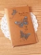 H2-3 Hollow Big Greeting Card Blue Butterfly