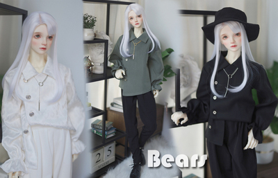 taobao agent ◆ Bears ◆ BJD baby clothing A360 Temperature side covering hem diagonal cut shirt 3 color 1/4 & 1/3 & uncle