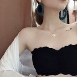 Наклейки на соски, невидимый сексуальный топ без лямок, нижнее белье, открытые плечи