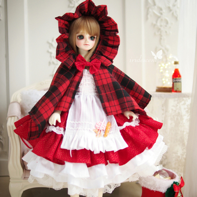 taobao agent 1/3 1/4 BJD SD10 / Giant baby ※ small red hat and Alice 3 ※ 蓬裙【custom made】