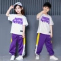 Con trai Street Dance Hip Hop Set Tide In Quần áo Quần trẻ em Hiphop Trang phục cho trẻ em Quần áo Tập thể dục Quần áo - Trang phục váy trẻ em hàn quốc