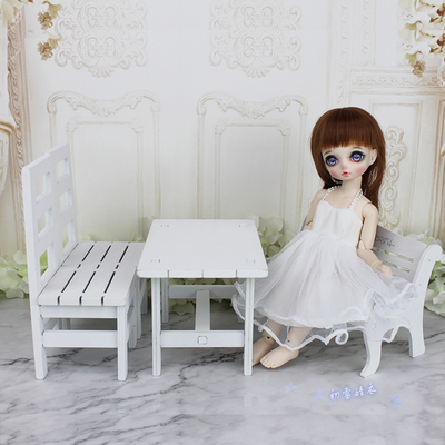 taobao agent Chu Xuewa clothing BJD SD doll camera props furniture tables and chairs, small chairs, 6 points and six points