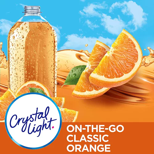 Возьмите 2 куска бесплатной доставки фруктовых аромата Crystal Light Natural Orange Orange Sugar без низкого уровня с низким уровнем