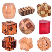 Luban khóa loạt đồ chơi Kong Ming khóa Trung Quốc cổ điển đồ chơi giáo dục người lớn đồ chơi thông minh gỗ bằng gỗ đồ chơi