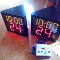 Беспроводной светодиодный баскетбольный стадион 24 секунды, чтобы подсчитать часы, когда электронный синий баскетбол 24 секунды Chronograph Recorder записывает часы