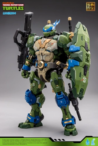 Guochuang Mechboys Firemo Anime Ninja God Turtle Lyon Dorang Turtle Alloy