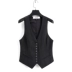 Bên ngoài DAN! Đẹp trai đoạn ngắn tay phù hợp với nhỏ vest của phụ nữ chuyên nghiệp tự trồng đơn ngực vest vest vest Áo vest