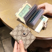 Túi đựng thẻ nhỏ gọn nam đa năng dung lượng lớn dành cho nữ Thẻ Nhật Bản và Hàn Quốc Gói thẻ siêu mỏng ID chủ thẻ ngân hàng