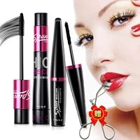 2 gậy mascara dài ghép dày tự nhiên quăn kéo dài không tăng trưởng chất lỏng không thấm nước kéo dài không nở mascara dầu dừa dưỡng mi