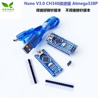Nano v3.0 CH340 Улучшенная версия ATMEGA328P USB TO TTL MINI Интерфейс Development Board