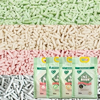 Meow Ji's Cat Shop N1 Cat Sand 6,5 кг*3 упаковки кукурузного кошачьего песка Смешанный песок.