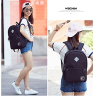 Túi vải vai đơn giản nữ phiên bản Nhật Bản và Hàn Quốc của xu hướng thời trang học sinh trung học ba lô nữ túi du lịch balo laptop nam